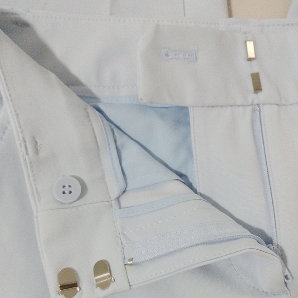 Talbots 4p Morning Glory Blue Capris - Picture 5 of 7